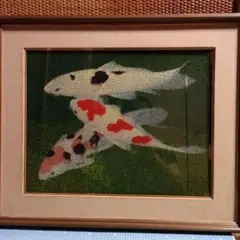 鯉　ビーズアート絵画