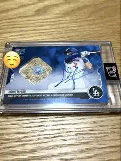【限定】Chris Taylor 直筆サイン Topps NOW Dodgers