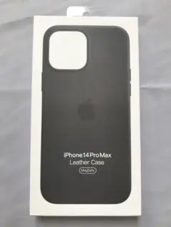 未開封iPhone14 Pro Max レザーケース ミッドナイト新品