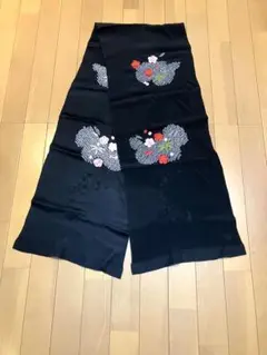 帯揚げ　正絹　刺繍　夢二