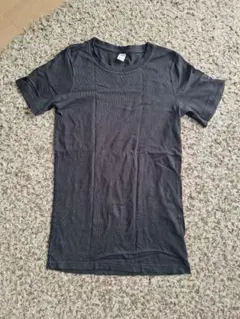 Reebok ブラック 半袖Tシャツ ロングT