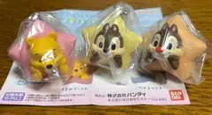 お星様マスコットチャーム　プーさん、チップ、デールセット