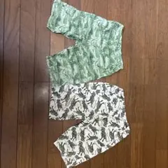恐竜柄ハーフパンツ2点セット 120 ユニクロ