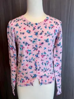 【DOLLY GIRL by ANNA SUI】花柄ピンクカーディガン