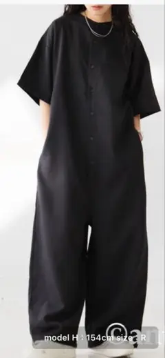 半袖オールインワン