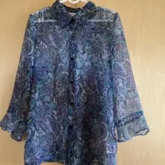 Sun Benus シフォン ブラウス M 日本製 ビーナス