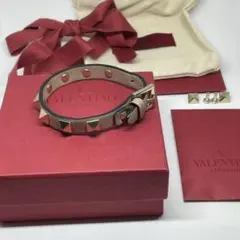 ヴァレンティノ ロックスッズ レザー ブレスレット