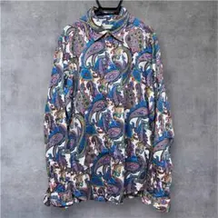 ETRO XL ペイズリー柄シャツ