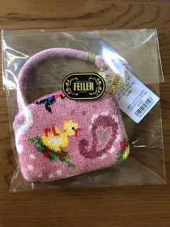 【新品】フェイラー　ハイジペイズリー 近沢レース　レース付　サイドポーチ　ピンク