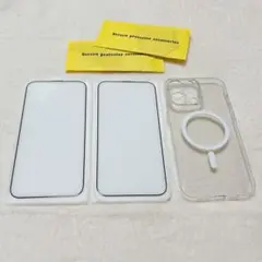 iPhone15 Pro Max ケース フィルムセット クリアケース