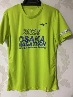 Mizuno OSAKA MARATHON 2023 M ライムグリーン