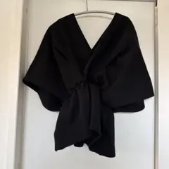 美品◆ショートトップス　PONCHO SILHOUETTE JERSEY TOP 2025年最新】poncho silhouette jersey topの人気アイテム