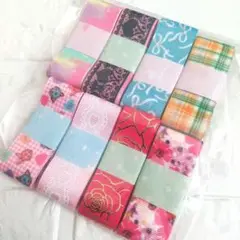 リボンまとめ売り 50cm ８本 水玉 ハート柄