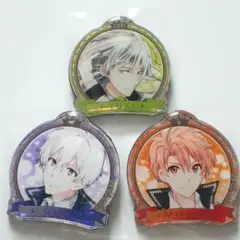 アイドリッシュセブン　メタリックぷくっとバッジ三点セット