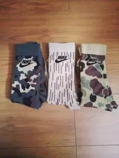 NIKE Everyday Essential ナイキ 靴下 迷彩 3足