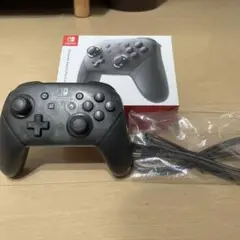 Nintendo Switch Proコントローラー 箱・USB充電ケーブル付き