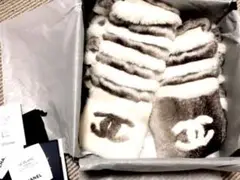 シャネル オリラグ マフラー ミニ香水と巾着