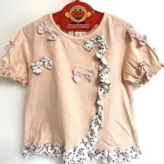 ビケットクラブ　120cm 半袖　Tシャツ リボン　女の子　フリル