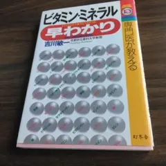 ビタミン・ミネラル 早わかり