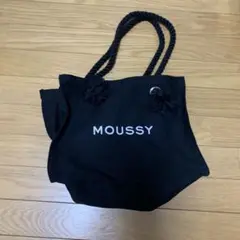 MOUSSY トートバッグ　ブラック