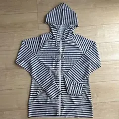 ストライプ柄 フード付き ラッシュガード