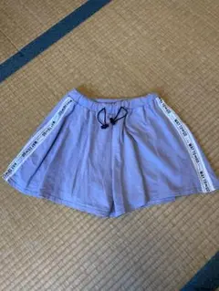 薄紫 ショートパンツ ウエスト調整可能