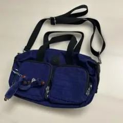 お値下げ！Kipling 紺紫ショルダーバッグ