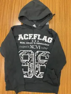 ACEフラッグ 長袖パーカー Mメンズ