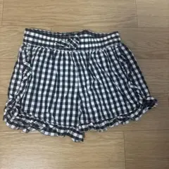 ELFINDOLL CLASSIC ブラックチェックショートパンツ 80