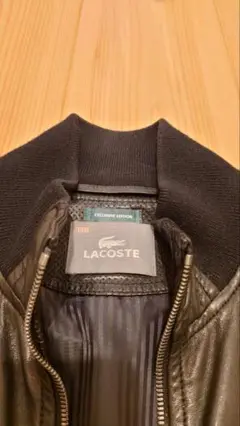未使用品✨ ラコステ ワニロゴ ラムレザージャケット シングルライダース 未使用品✨ ラコステ ワニロゴ ラムレザージャケット シングル