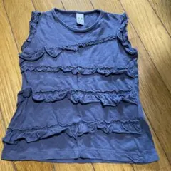 フリル付きノースリーブタンクトップ 104cm