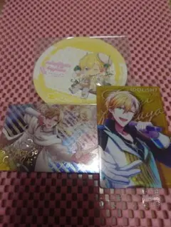 アイナナ　ウエハース25　アニカフェコースター　六弥ナギ　セット