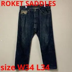 ROCKETS 大戦モデル　0001XX W34 ストレートデニム ROCKETS 大戦モデル 0001XX W34 ストレートデニム - メルカリ
