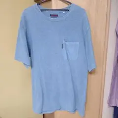 BLUE/BLUE インディゴ染め Tシャツサイズ3
