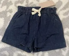 新品 プティマイン ウエストゴム デニム パンツ 90