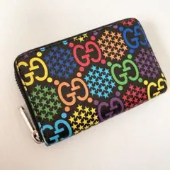 ❤️美品❤️グッチ GGサイケデリック ジップカードケース コインケース