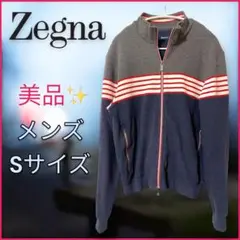 美品　Zegna Sport ゼニアスポーツ メンズ　長袖トレーナー フルジップ