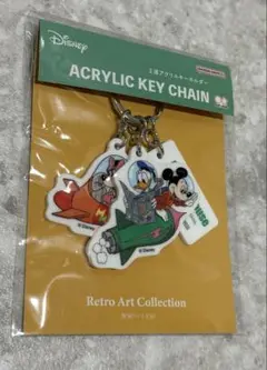 アクリルキーホルダー　レトロ　ディズニー　アストロ　ミッキー　ミニー　ドナルド