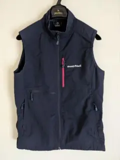 mont-bell モンベル ナイロンベスト Sサイズ　ネイビー　春夏用