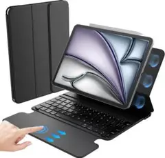 HOU iPad Air iPad Pro 用 タッチパッド付 キーボードケース