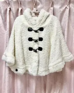 【新品】ワンウェイ モコモコポンチョ