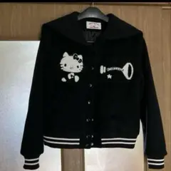 【USED】Candy Stripper 白黒ツートンカラー　袖レザースタジャン 2025年最新】Candy Stripper レディース スタジャンの人気