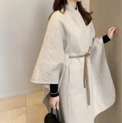 eneu バックギャザーフェイクファーコート 新品タグ付き ENEU バックギャザー フェイクファーコート ファー