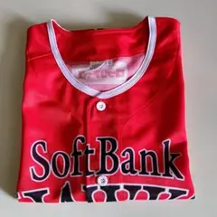 SoftBank Hawks ユニフォーム　鷹祭赤 Lサイズ