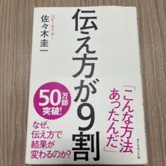 伝え方が9割 佐々木圭一著