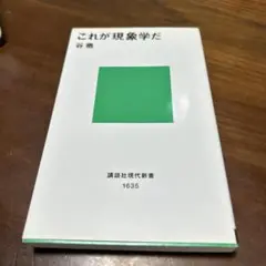 これが現象学だ