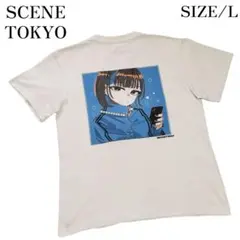 SCENE TOKYO　派手なバックプリント　Onigiriman　Lサイズ