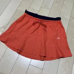 ellesse オレンジフレアスカート M