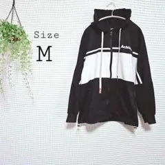 Achieve パーカー Mサイズ 黒白 ユニセックス