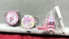 ❽リボンバニー バッジとフィギュアセット